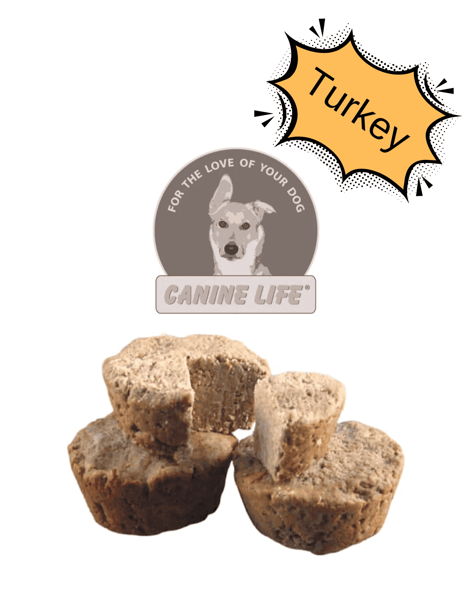 Canine Life - Turkey Recipe (For Dogs) - Frozen Product