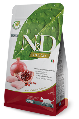 Farmina - N&D Prime - Chicken and Pomegranate Adult Recipe (Dry Cat Food)