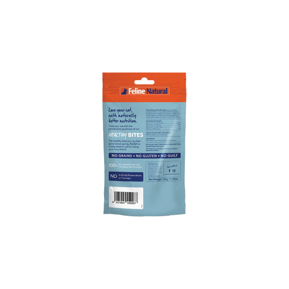 Feline Natural - Beef & Organs Healthy Bites (Cat Treats)
