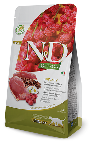 Farmina - N&D Quinoa - Urinary Duck Adult Recipe (Dry Cat Food)