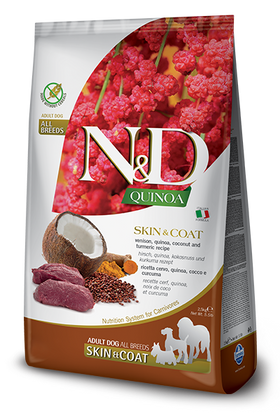 Farmina - N&D Quinoa - Skin & Coat Venison & Quinoa (Dry Dog Food)