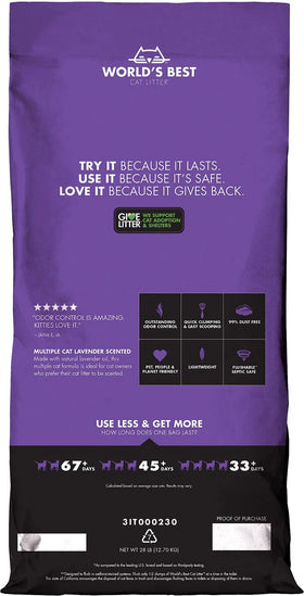 World's Best Cat Litter - Multiple Cat Lavender Scented - 0