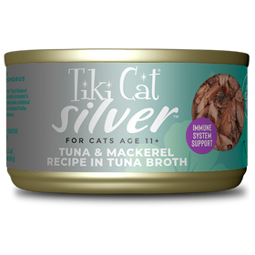 Tiki Cat - Silver - Whole Foods with Tuna & Mackerel Recipe (For Cats)