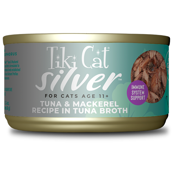 Tiki Cat - Silver - Whole Foods with Tuna & Mackerel Recipe (For Cats)
