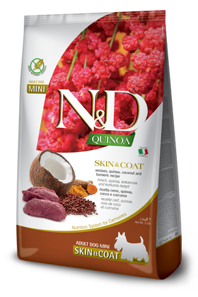 Farmina - N&D Quinoa - Skin & Coat Venison Mini (Dry Dog Food)