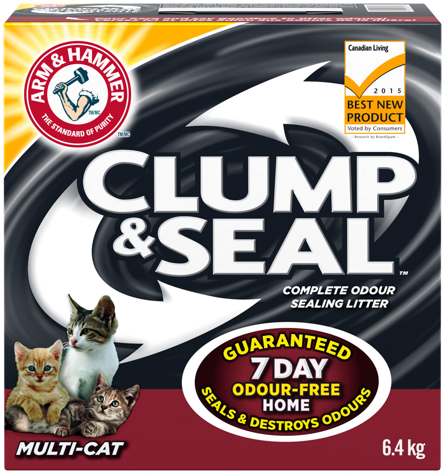 ARM & HAMMER - Clump & Seal Complete Odour Sealing Clumping Litter Multi-cat