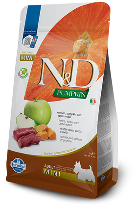 Farmina - N&D Pumpkin - Venison, Apple & Pumpkin Mini (Dry Dog Food)
