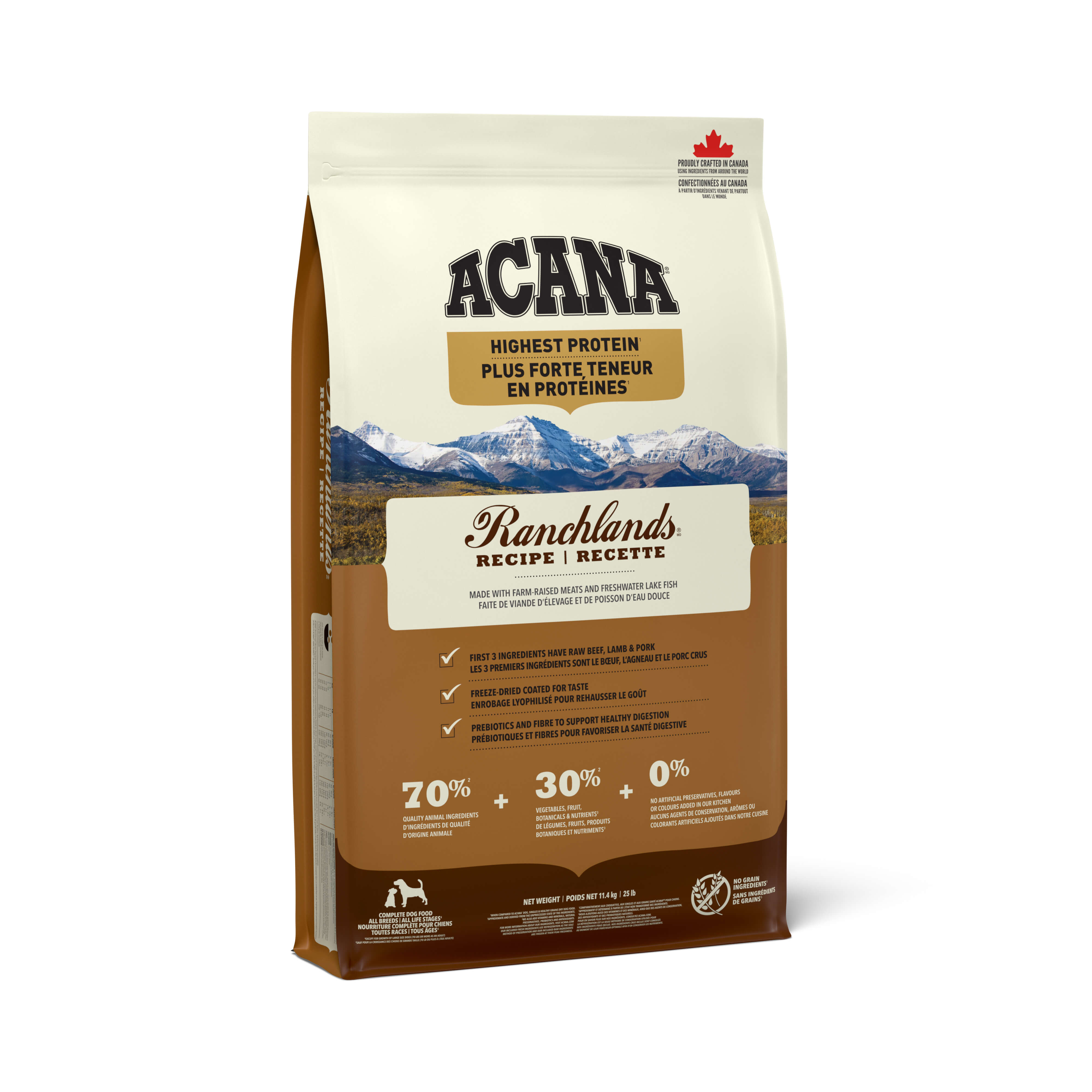 Acana meadowland clearance dog food ingredients