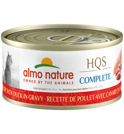 Almo Nature HQS Complete Chicken Recipe with Duck in Gravy Cat Food Toronto ARMOR THE POOCH