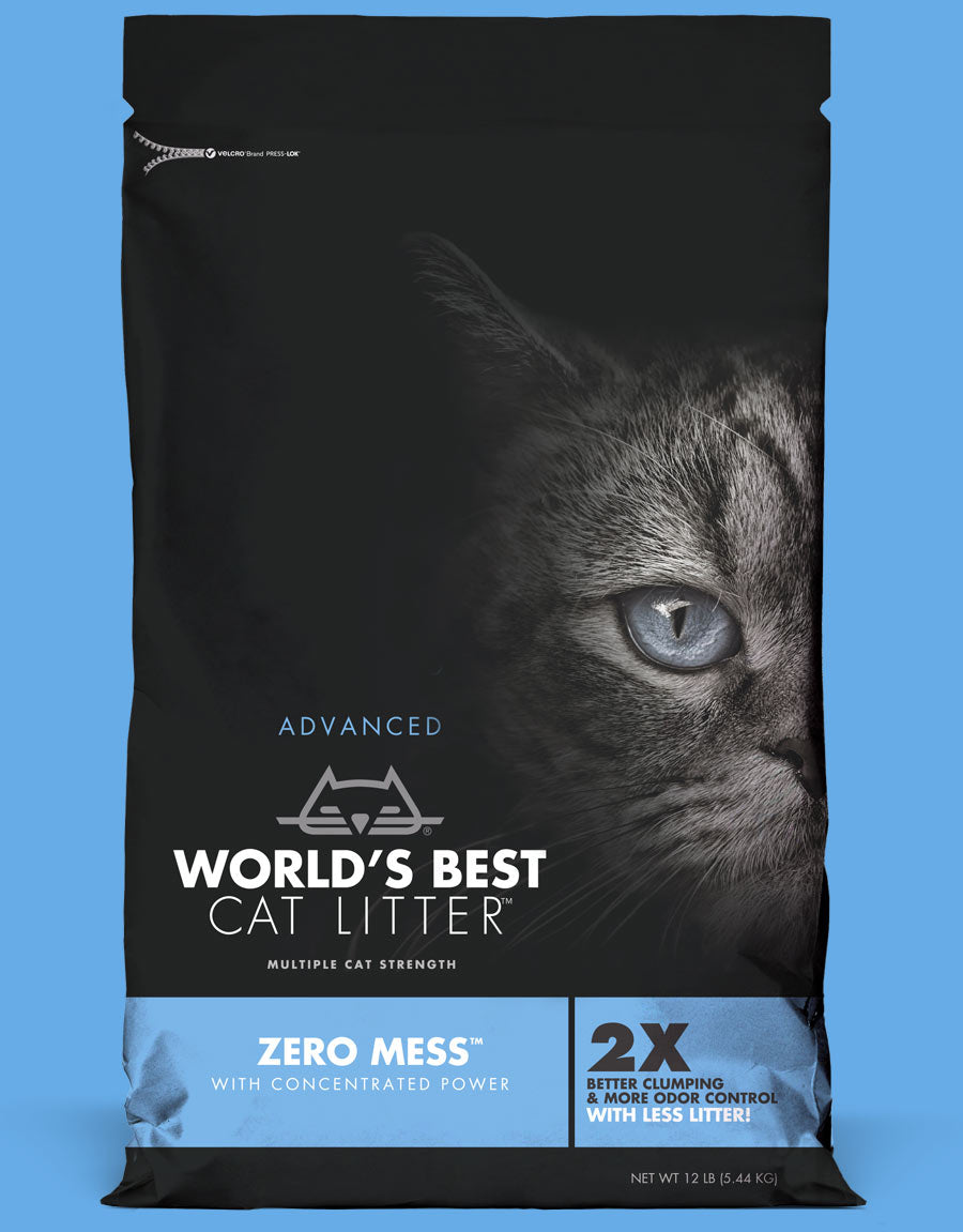 World s Best Zero Mess Advanced Cat Litter 12 lb