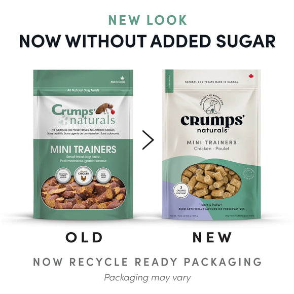 Crumps' Naturals - Mini Trainers Semi Moist Chicken Treat