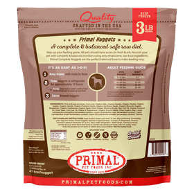 Primal - Nuggets - Raw Pork Nuggets (For Dogs) - Frozen Product