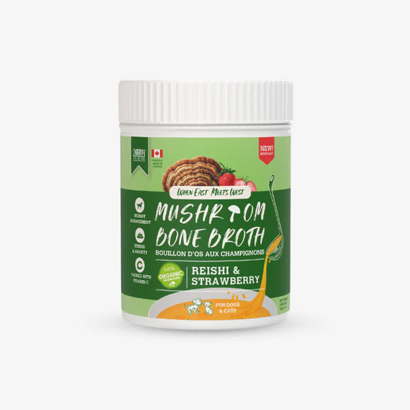 Charmy - Mushroom Bone Broth - Reishi & Strawberry (For Dogs & Cats)