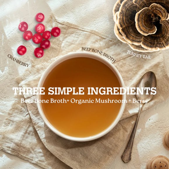 Charmy - Mushroom Bone Broth - Turkey Tail & Cranberry (For Dogs & Cats)