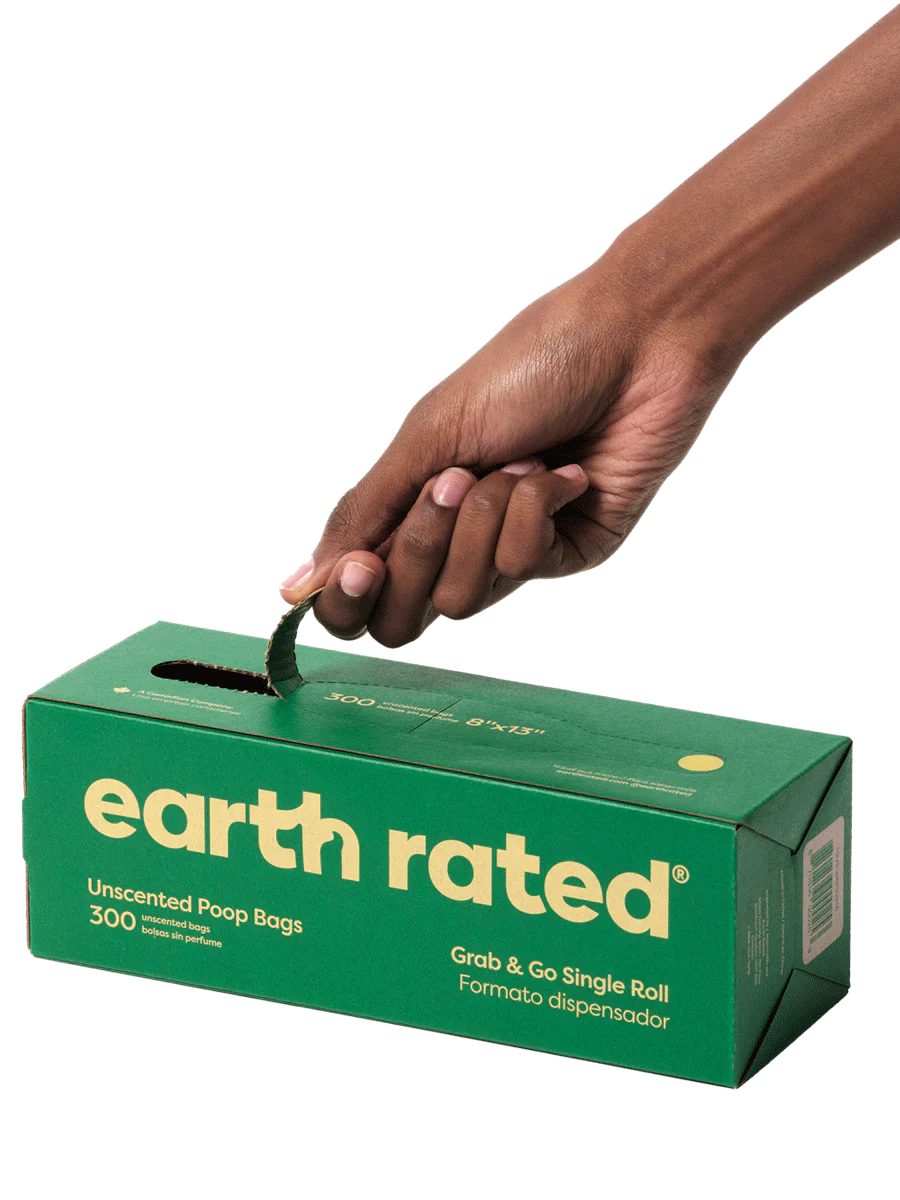 earth rated - 300 Bags on a Large Single Roll (Lavender)