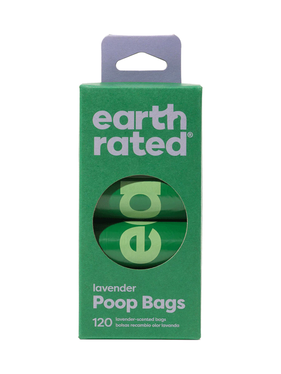 earth rated - 120 Bags on 8 Refill Rolls (Lavender)