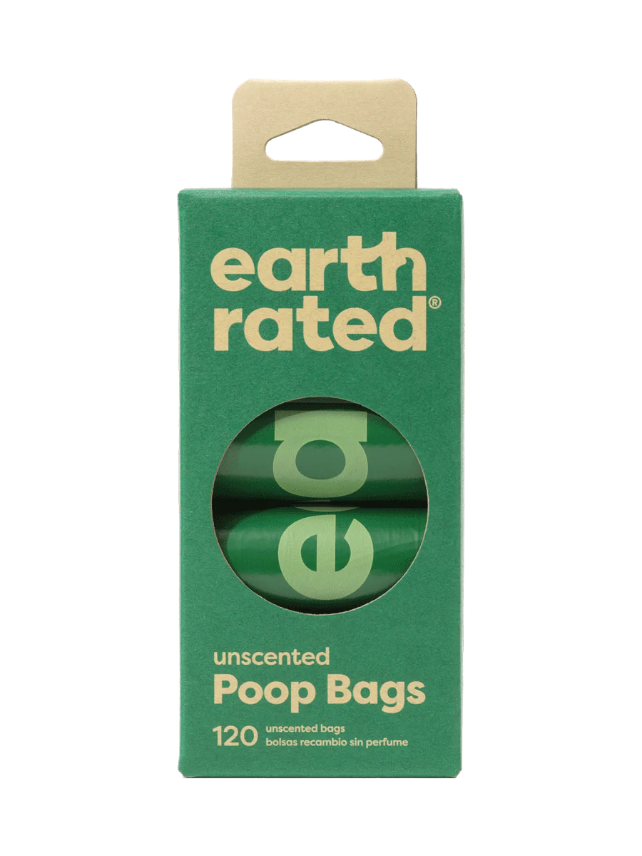 earth rated - 120 Bags on 8 Refill Rolls (Unscented)
