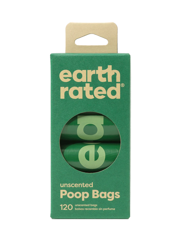 earth rated - 120 Bags on 8 Refill Rolls (Unscented)