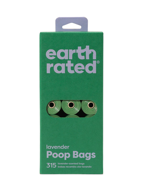 earth rated - 315 Bags on 21 Refill Rolls (Lavender)