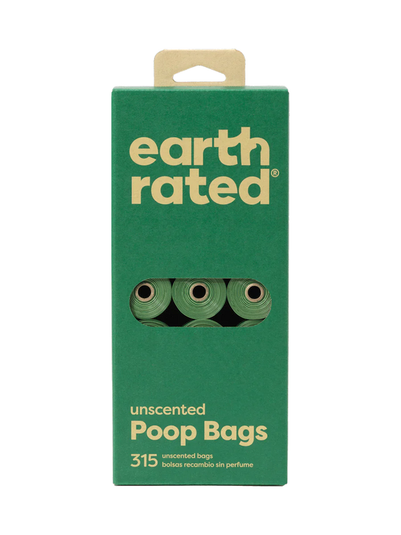 earth rated - 315 Bags on 21 Refill Rolls (Unscented)