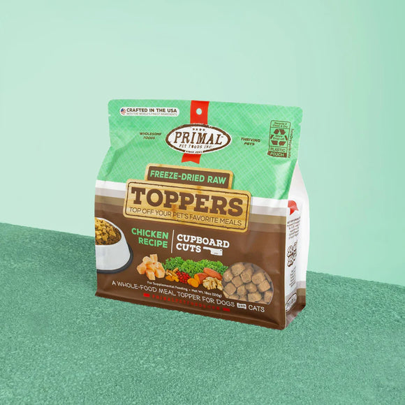 Primal - Chicken Freeze-Dried Raw Toppers (Dog/Cat)