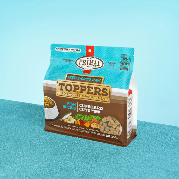 Primal - Cupboard Cuts - Fish Freeze-Dried Raw Toppers (Dog/Cat)