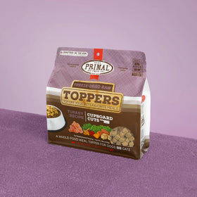 Primal - Cupboard Cuts - Turkey Freeze-Dried Raw Toppers (Dog/Cat)