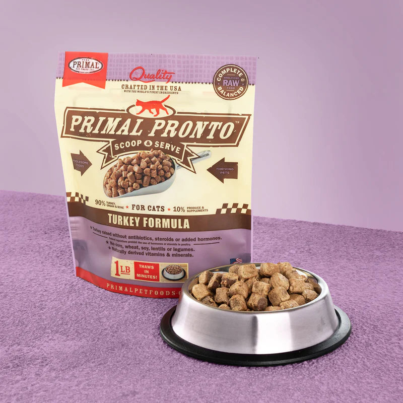 Primal - Pronto - Raw Turkey (For Cats) - Frozen Product - 0