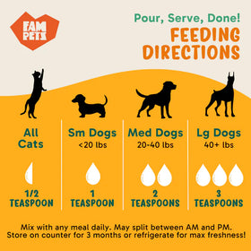 Fam Pets - Icelandic Wild Caught Fish Oil (Pet Supplement) - Pour