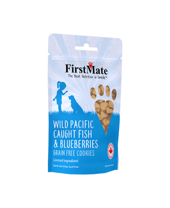 FirstMate - Grain Free - Wild Pacific Caught Fish & Blueberries Treats - ARMOR THE POOCH