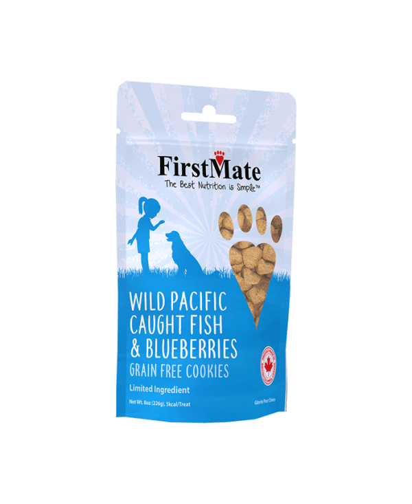 FirstMate - Grain Free - Wild Pacific Caught Fish & Blueberries Treats - ARMOR THE POOCH