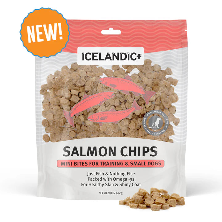 Icelandic+ - Salmon Mini Fish Chips Dog Treats