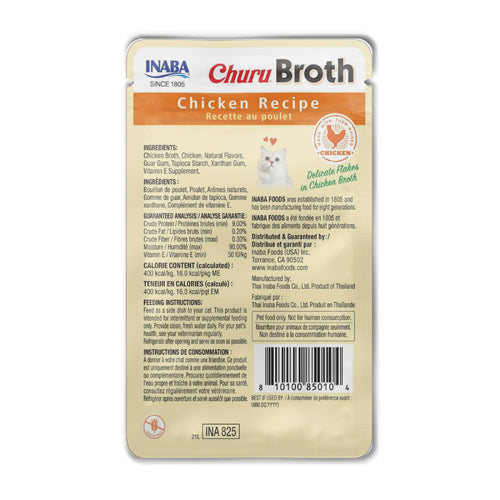 Inaba - Churu Broth - Chicken Recipe (For Cats)