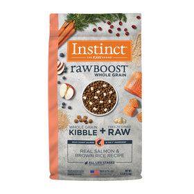 Instinct - Raw Boost - Whole Grain Real Salmon & Brown Rice Recipe (For Dogs)