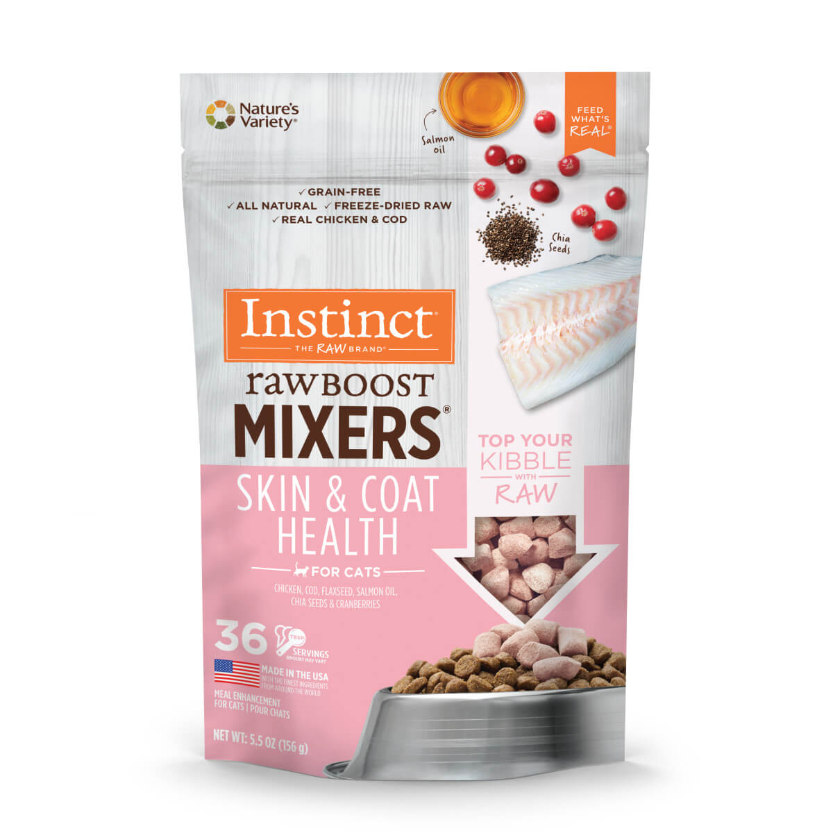 Instinct - Raw Boost Mixers Skin & Coat Health