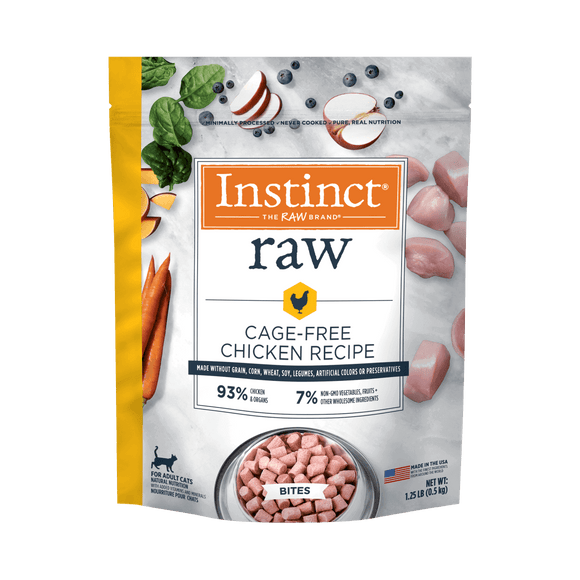 Instinct - Raw Frozen Bites Cage-Free Chicken Recipe