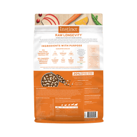 Instinct - Raw Longevity 20% Freeze-Dried Raw Meal Blend Cage-Free Chicken Recipe (For Adults 7+)