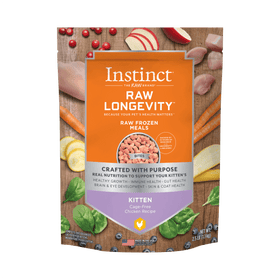 Instinct - Raw Longevity Frozen Bites Cage-Free Chicken Recipe (For Kittens)