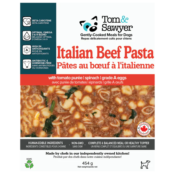 Tom & Sawyer - Italian Beef Pasta (For Dogs) - Frozen Product