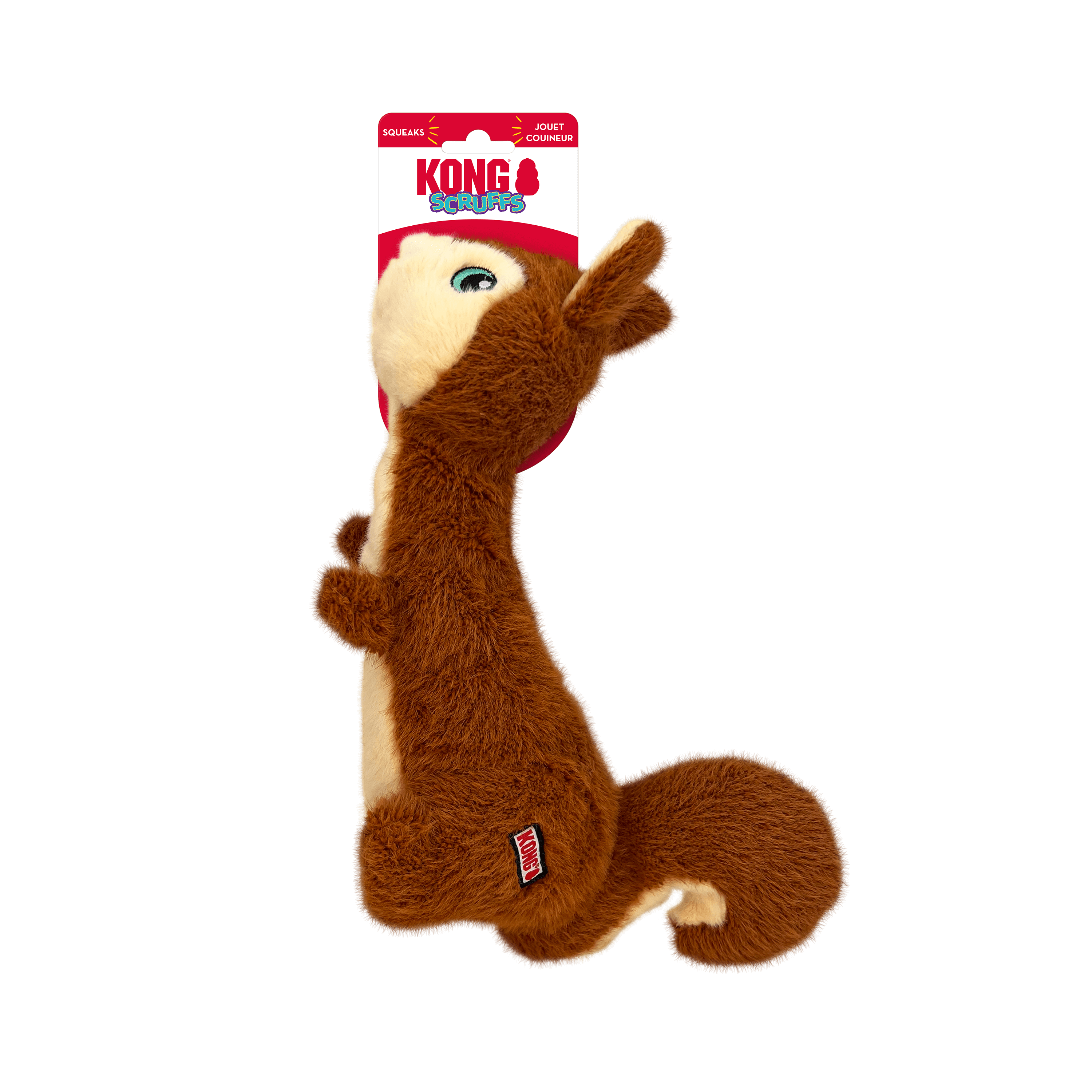 KONG Scruffs Squirrel Dog Toy