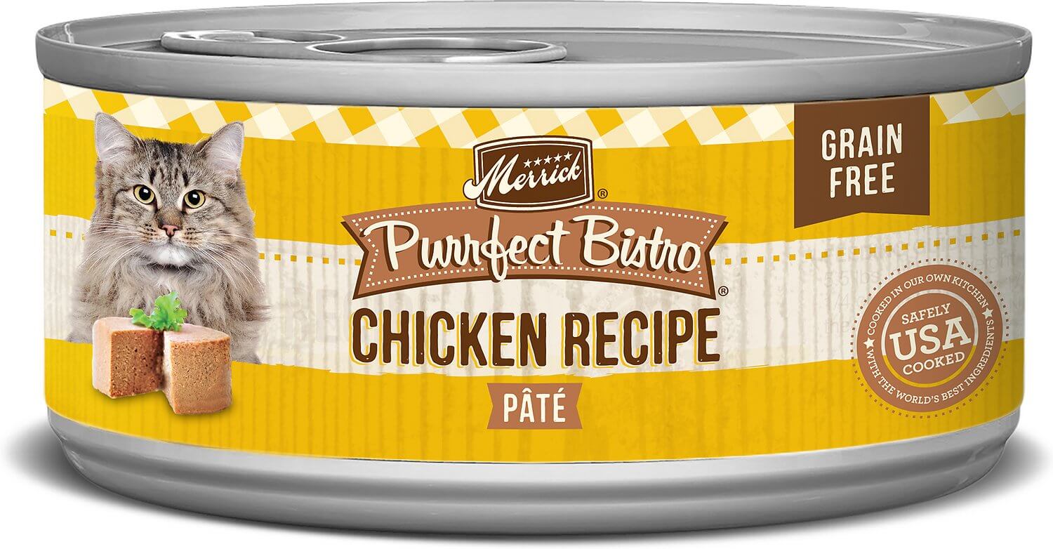 Merrick Purrfect Bistro Grain Free Chicken Pate Canned Cat Food ARMOR THE POOCH