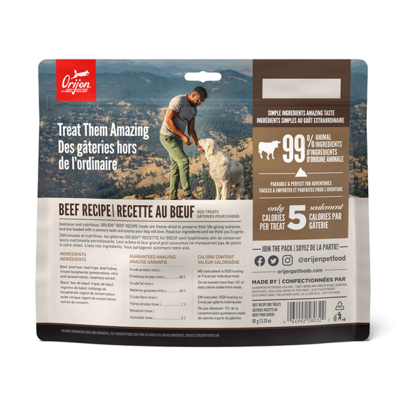 Orijen - Beef Freeze-Dried Dog Treats (For Dogs)