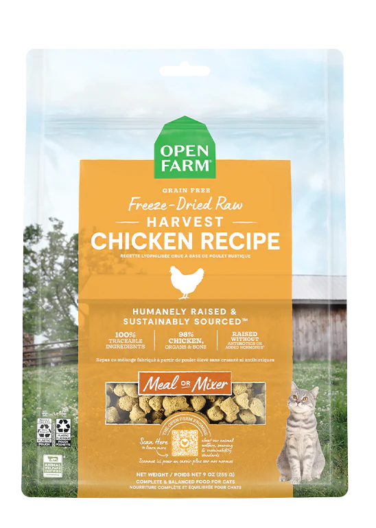 Open Farm - Harvest Chicken Freeze Dried Raw (For Cats)