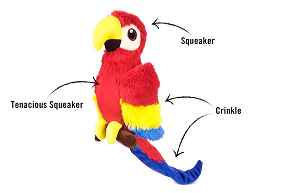 P.L.A.Y -   Fetching Flock - Parrot (Dog Toy)