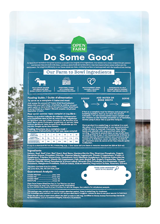 Open Farm - Surf & Turf Freeze Dried Raw (For Cats)