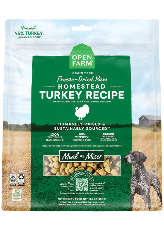 Open Farm - Homestead Turkey Freeze Dried Raw Dog Food