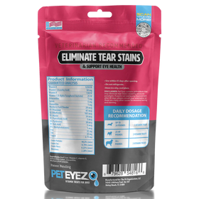 PETEYEZ - Eliminate Tear Stain Treats - Beef Liver (For Dogs)