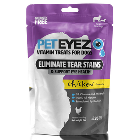PETEYEZ - Eliminate Tear Stain Treats - Chicken (For Dogs)