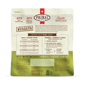 Primal - Nuggets - Freeze Dried Nuggets - Lamb Formula (Dog Food) - 0