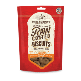Stella & Chewy's - Grass Fed Beef Raw Coated Biscuits (Dog Treats)
